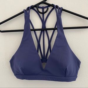 Purple/Blue Deep-V Lululemon Sports Bra